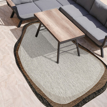 Wyatt Modern Rustic Abstract Indoor/Outdoor Area Rug